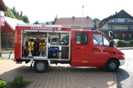 Foto Tragkraftspritzenfahrzeug der Freiwilligen Feuerwehr Fürstenhagen